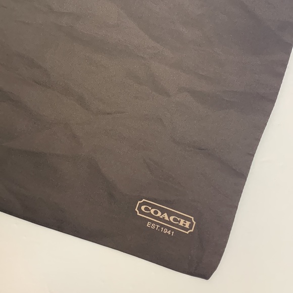 Coach | Brown Satin Coach Est. 1941 Pull Cinch Close Duster Bag | Authentic - Picture 2 of 5